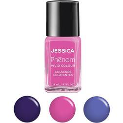 Jessica Cosmetics PhÄnom Vivid Colour Nail Polish-Purple Reign